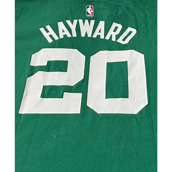 THE NIKE TEE BOSTON #20 HAYWARD, YOUTH, L, GREEN WITH WHITE LETTRRING & LOGO - Picture 7 of 12